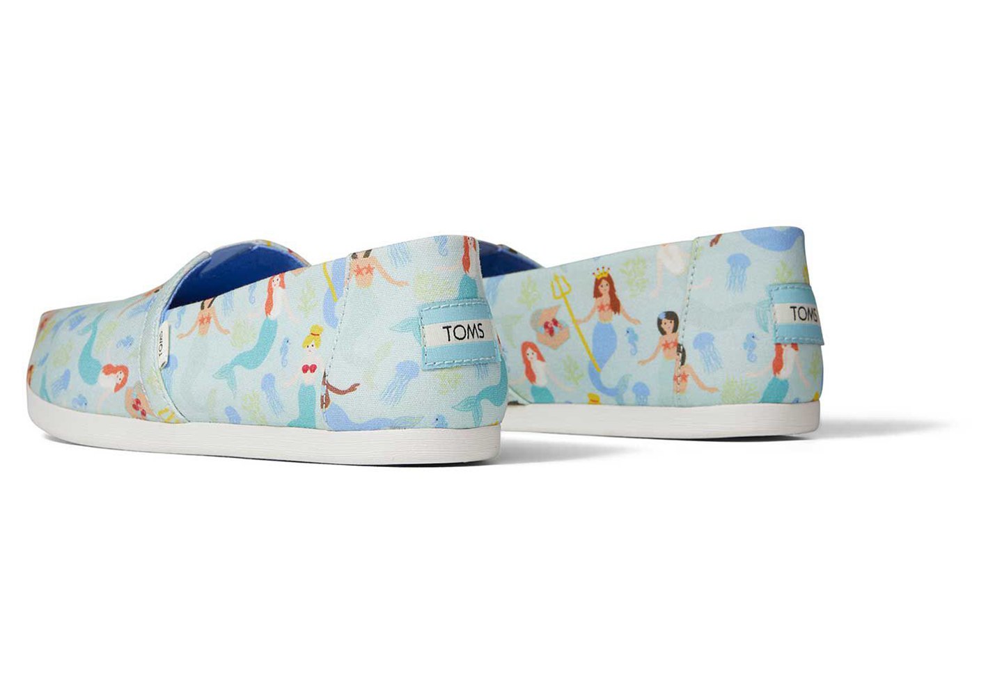 Toms Alpargata Mermaid Party Espadrille Blue - Womens - 41087-JQAL